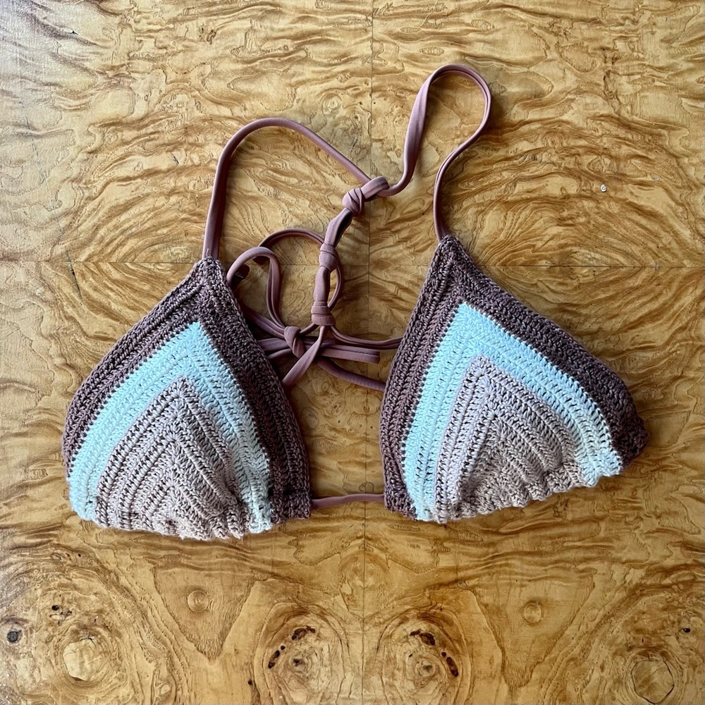 Crochet bikini top
